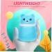 2pcs Bear Powder Puff Box Set for Travel and Newborns - Blue - Buy Online on GoSupps.com