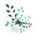 Angoily Rhinestone for Hair Rhinestone Hair Comb Green Hair Accessories Hair Gems for Women Hair Rhinestones Bride Hair Accessory Wedding Tiara Crystal Decorate Beautiful Women's