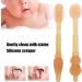 Silicone Baby Toothbrush Set - Finger Toothbrush for Infants & Toddlers Gentle Tongue Cleaner - Buy Online on GoSupps.com