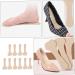 NOLITOY Anti-Wear Seven-Point Pad High Heels Insoles - 2 Sets of Soft Gel Shoe Inserts for Women - Clear Self-Adhesive Heel Pads for Travel - Buy Online on GoSupps.com