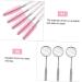 Beavorty 1 Eyelash Makeup Tools false eyelash mirror Eyelash eyelash brush mirror pigment finger ring Brow Eyelash Wands Brush make up lip gloss woman 16x2x0.8cm Pink - Buy Online on GoSupps.com