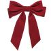Sukokola 1ZSM Bow Hair Clip Red Acrylic