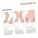 Healifty Toe Protector Cap 6 Pairs - Anti-friction Silicone Sleeves for Hallux Valgus - Toe Guards for Costume Accessories - Buy Online on GoSupps.com