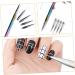 PLAFOPE 1 Set Nail Art Drawing Pen Thin Nail Art Brush Nail Painting Nail Art Pen Salon Nail Art Tools Nail Salon Manicure Drawing Tool Nail Art Supplies Manicure Liner Manicure Painting - Buy Online on GoSupps.com