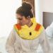 Jacekee Heated Shoulder Pillow & Warmer Scarf - 3 Heat Levels Skin-Friendly Relief for Cramps & Back Pain | Yellow | International Shipping - Buy Online on GoSupps.com