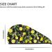Hair Towel Wrap - Quick Drying Towel Turban with Button for Effortless Hair Care | Lemon Fruits & Flowers Design - Buy Online on GoSupps.com