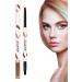 Eyeliner Pencil | Gel Texture Multicolors Makeup Eyeshadow with Brush - Quick Drying and Long Lasting Eye Pencil Makeup Supplies for Daily Use Fanelod Smoke Pink - Buy Online on GoSupps.com