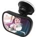 Natuce 1 Baby Car Mirror with 2 Brackets | 360 Adjustable Safety Child Rear View Mirror | Shatterproof for Baby Infant Toddler | Sucker & Clip | Back Seat Mirror for Mom - Buy Online on GoSupps.com