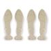 CB 2-Pairs of Sponge 2-in-1 Insoles  Shoe Inserts with Heel Grip  Liners Cushion Breathable Absorption Arch Pain Heel Pain Relief  Loose Shoes  Fit Women Size US 4-8.5  2 Pairs Nude Style A-2 Pairs Nude