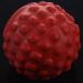 Joselin PU Foam Shock Fascia Ball - Red | Muscle Relaxation & Fitness Massage Ball | Waterproof & Easy to Clean Healthcare Tool - Buy Online on GoSupps.com