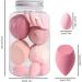 Make Up Sponge Set Triangle Makeup Powder Puff Face Sponge Powder Puff Washable Reusable Sponge Foundation Blending Beauty Sponge Makeup Powder Puff Wet Dry Make Up Tool pink - Buy Online on GoSupps.com