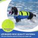 SlowTon Dog Life Jackets Enhanced Buoyancy Adjustable Neoprene Pet Float Lifejacket Aid with Reflective Rescue Handle Dogs Safety Swim Lifesaver Vests for Surfing Boating Pool Beach Sea S Yellow - Buy Online on GoSupps.com