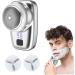 Mini Shaver Portable Electric Razor Waterproof USB Rechargeable Face Shaver for Men Beard - Buy Online on GoSupps.com