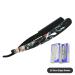Ghost Shaving Knife - Dual Blade Foldable Razor for Hair Removal | SUS Black Manual Shaver for Beard Face Underarm Body Eyebrow Bikini | 20 Blades - Buy Online on GoSupps.com