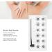 Stainless Steel Hair Needles Set | Plum Flower Skin Hammer with 12 Replacement Heads | TCM Vein Waste Needles for Hair Loss & Physiotherapy - Buy Online on GoSupps.com