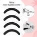 Prousky 30 Pieces Eyelash Refill Packs - Black Silicone Rubber Replacement Tools for Universal Eyelash Tongs with Transparent Storage Box - International Shipping Available - Buy Online on GoSupps.com