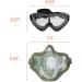 MGFLASHFORCE Airsoft Mask and Goggles - Steel Mesh Army Green | Shop Now - Buy Online on GoSupps.com