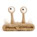 Kireida Facial wash headband hair band with palm and snail cartoon coral fleece creative hair accessories funny hair tie for washing the face with ears