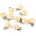 Buy Syrisora 10Pcs Cute Round Wooden Baby Pacifier Clip Charm - Infant Nipple Clasps (3 Holes) - International Shipping Available - Buy Online on GoSupps.com