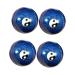 Lurrose 2 sentences gymnastics balls asian handballs blue traditional hand massage balls made of enamel handballs for Chinese massage massage balls for the hands ceramic baoding fitness