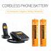 4pcs HHR-55AAABU 550mAh 1.2V AAA Ni-MH Replacement Battery for Panasonic Cordless Phone Telephone Handset Speaker DECT 6.0 Rechargeable (4) - Buy Online on GoSupps.com