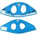 Femax Breakproof Cat Dishes & Adjustable Soft Mesh Dog Harness with Leash - XS for Small Dogs & Cats (26-29 cm) - Reflective Azure - Buy Online on GoSupps.com