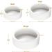 Small Ceramic Reptile Food Dish Bowl & Water Dish Set - 2 Pack | Ideal for Lizards, Geckos, Bearded Dragons, Chameleons, Hermit Crabs | Anti-Escape Design for Mealworms, Crickets, Superworms | 2.75in White - Buy Online on GoSupps.com