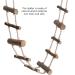Zerodis Pet Hamster Rope Ladder for Birds Toy Soft Climbing Bridge for Bird Squirrel Adjustable Hanging Rope Suitable for Small Animals - Buy Online on GoSupps.com