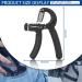 Peinat Hand Trainer Set - Adjustable 5-60kg Forearm & Finger Trainer for Strength Climbing & Rehabilitation - Buy Online on GoSupps.com