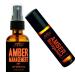 Frankie & Myrrh Amber Management Spray and Roll-On Combo for Daily Frustrations | Patchouli Amber Vanilla Aromatherapy Freshwater Perfume 2 fl. oz.