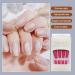 AUklOPVZZ 1 Set French Tip Press on Nails Solid Color Extension Shimmer Fingernails Decals Full Cover Salon Gifts Manicure Kit Type 1 jelly glue - Buy Online on GoSupps.com