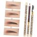 Healeved 4 Pcs Eyebrow Pencil Brush Eyebrow Pencils for Pencil with Sharpener Brown Eyeliner Kit - Buy Online on GoSupps.com
