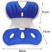 MERIGLARE Lumbar Support Pillow for Sitting Comfort Blue - Buy Online on GoSupps.com