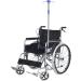 Adjustable Height IV Pole for Wheelchair 4 Hook Iv Bag Holder Stand Stainless Steel for Hospital and Home Care - Buy Online on GoSupps.com