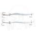 4pcs 3oz 6inch Fishing Spoon Set with Treble Hook - Gold & Silver | Fish Wow! - Buy Online on GoSupps.com