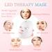Meisense LED Face Mask - 7 Colors Light Therapy for Skin Care at Home | Red Light Therapy for Glowing Skin - Buy Online on GoSupps.com