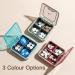 Small Pill Box BPA Free Pill Case with 4 Large Compartmensts to Hold Vitamins Moistureproof Portable Pill Box Organiser for Travel (Deep Red) - Buy Online on GoSupps.com