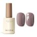 MEGIOR Dusty Mauve Gel Nail Polish 15ml Gel Polish High Gloss Soak Off UV LED Nail Gel Polish for Nail Art Manicure Salon DIY Home Gift for Girls