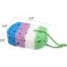 3-Piece Exfoliating Bath Sponge Set for Soft Shower Loofah Body Scrubber - Buy Online on GoSupps.com