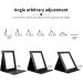 DUcare Portable Folding Vanity Makeup Mirror - Large Black | Adjustable Stand - Buy Online on GoSupps.com