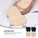Uonlytech 4 Pairs Gel High Heel Insoles - Orthopedic Forefoot Pads with Arch Support for Ultimate Comfort - Buy Online on GoSupps.com