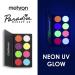 Mehron Paradise AQ Neon UV Glow Face & Body Paint Palette - 8 Colors for Black Light Makeup, Special Effects, Rave Events, Halloween & Cosplay - Buy Online on GoSupps.com