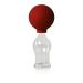 Cupping glass with suction ball 35mm for professional medical hunpless cupping hand -blown hand -blown cupping glass cupping glasses Lauschaer glass the original