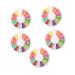 Housoutil 5pcs Fruit Clay Nail Art Fruit Slices Diy Nail Art Stickers Hair Parting Tool for Finger Polymer Slices Fruit Nail Decoration Fruit Slice Nail Sticker Boxed Disc