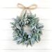 2Pcs Cabinet Wreaths Lambs Ear Wreaths Mini Kitchen Cabinet Wreaths Mini Wreath Kitchen Mini Wreaths Farmhouse Kitchen Wreaths