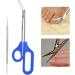 Long Handled Toenail Scissors Set Stainless Steel Pedicure Nail Tool Set Long Handle Toenail Scissors Nails File - Buy Online on GoSupps.com