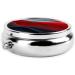 Colorful Silk Yarn Portable Metal Pill Box - Round Mini 3-Compartment Design for Small Pills | Ideal Travel Accessory - Buy Online on GoSupps.com