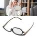 Cosmetic Glasses with Flip Down Lens Rotating Makeup Reading Glasses (+3.50) with Case | Perfect for Flawless Makeup Application - Buy Online on GoSupps.com
