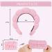 Youvelst Spa Headband for Women 2Pcs - Pink Sponge Head Band for Face Washing, Makeup, Shower - Soft, Thick Wristbands for Girls - Bubble Headband - Buy Online on GoSupps.com