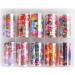 10 Rolls/Box Hot Manicure Transfer Decals DIY Maple Leaf Floral Nail Foil Stickers For Nail Art Decorations - Buy Online on GoSupps.com
